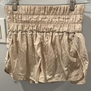 Free People the way home cream athletic shorts